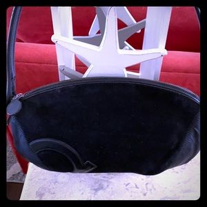 Vintage Ferragamo suede bag